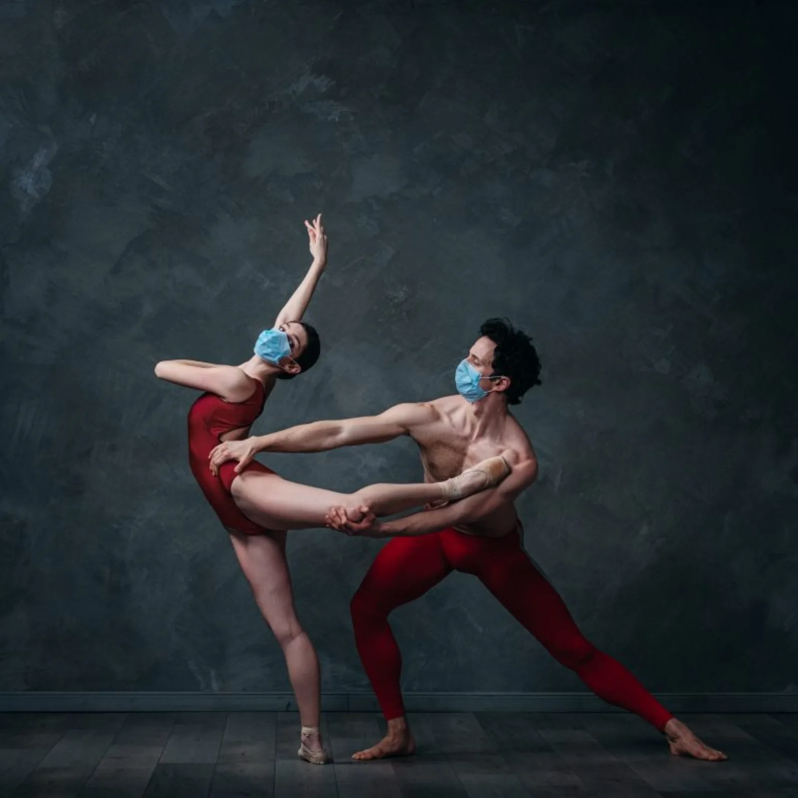 Kealan McLaughlin dancing in the studio — photo Albert Kerstna