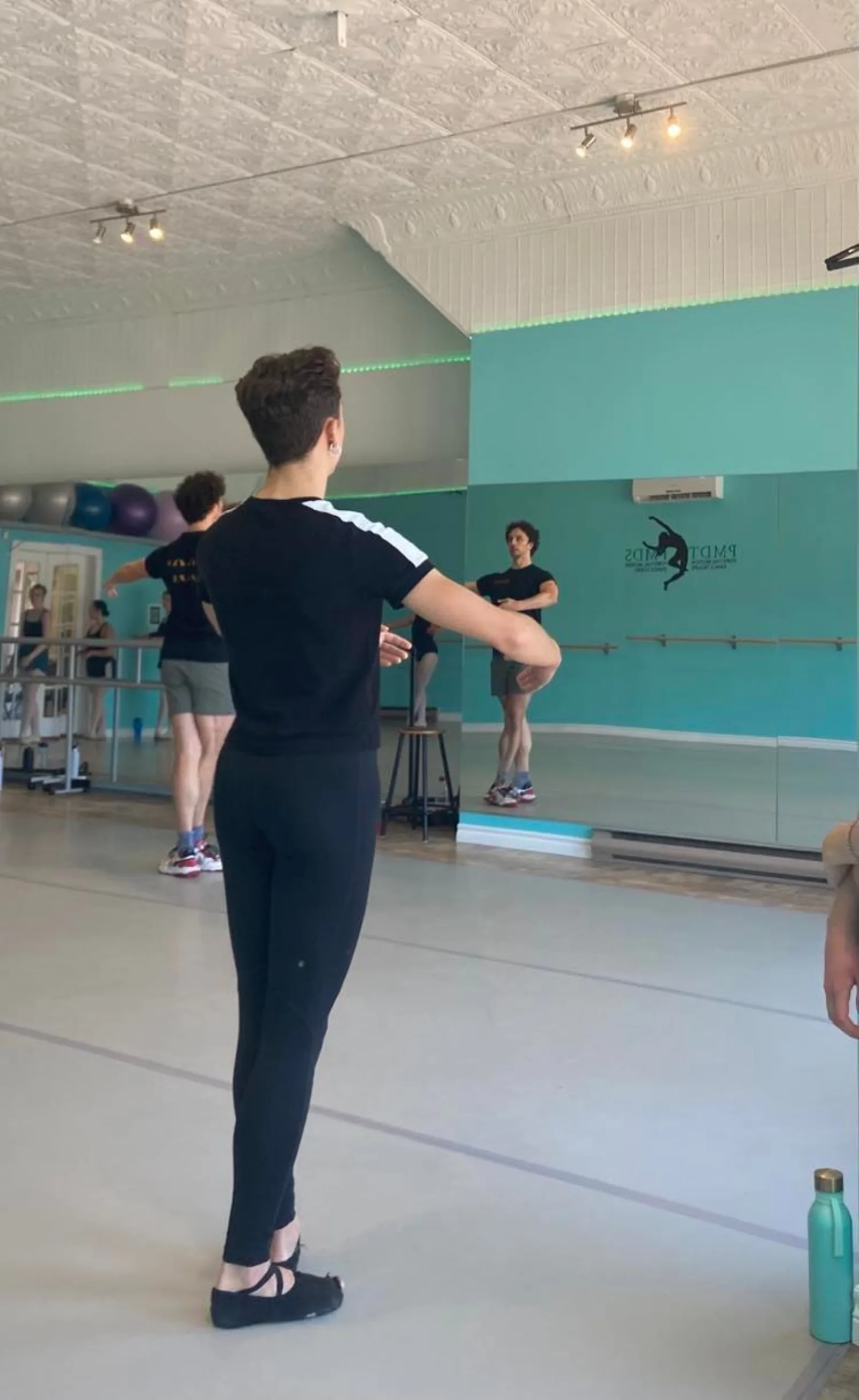 Kealan McLaughlin at the barre