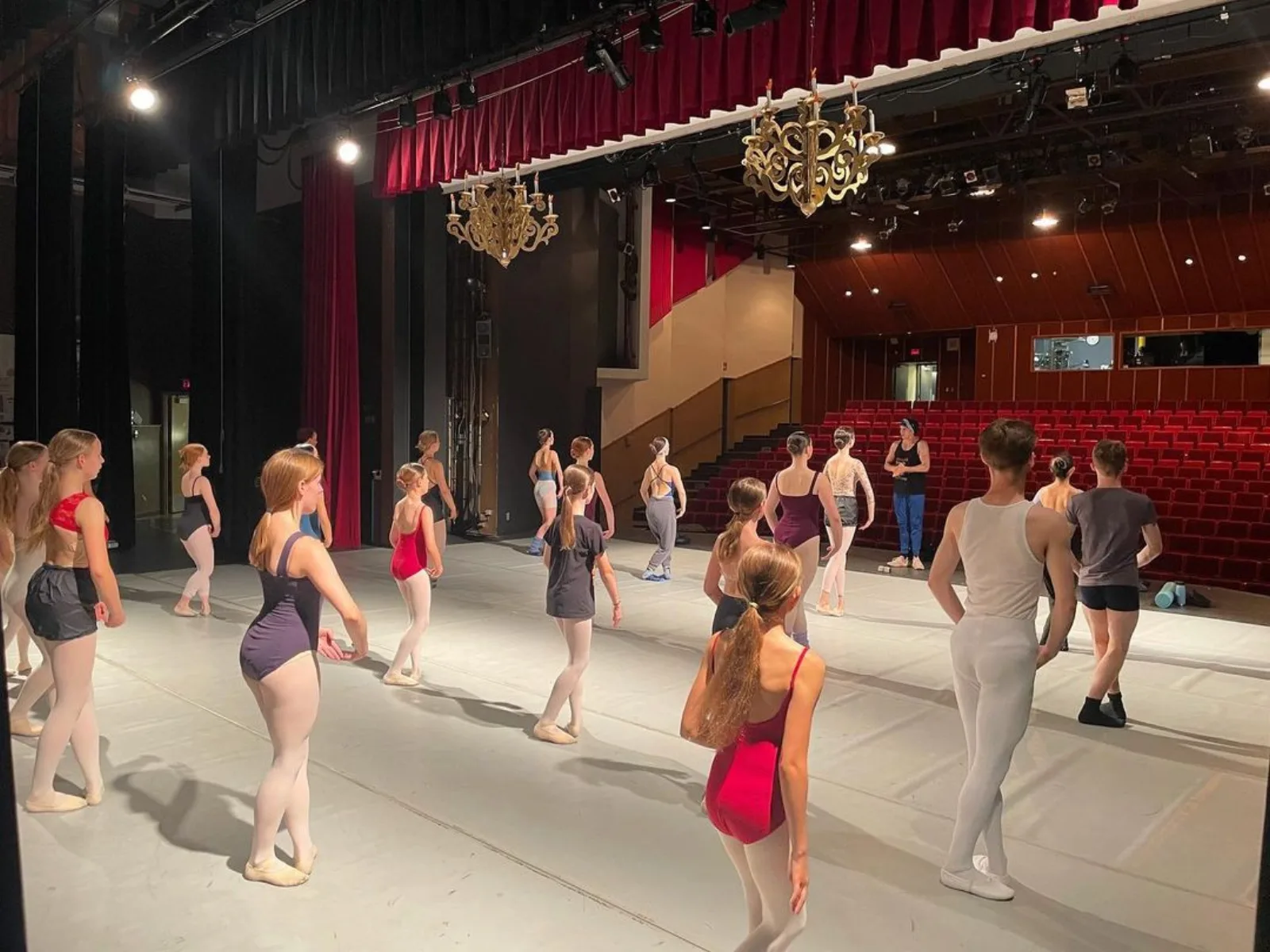 Kealan McLaughlin teaching at Mission Dance Centre